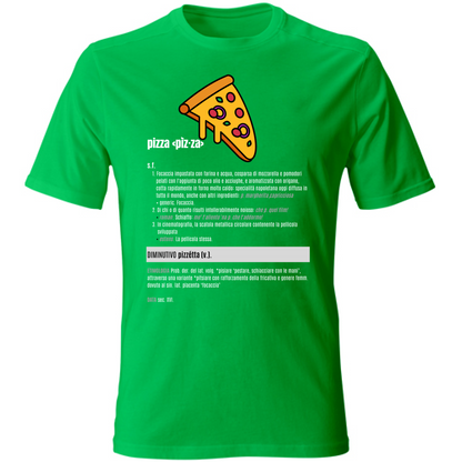 T-Shirt Unisex pizza white
