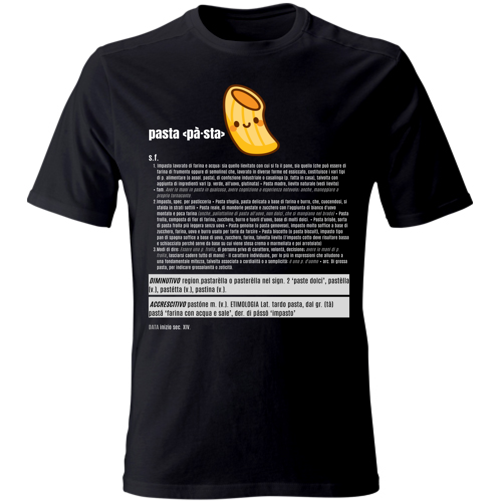 T-Shirt Unisex pasta white