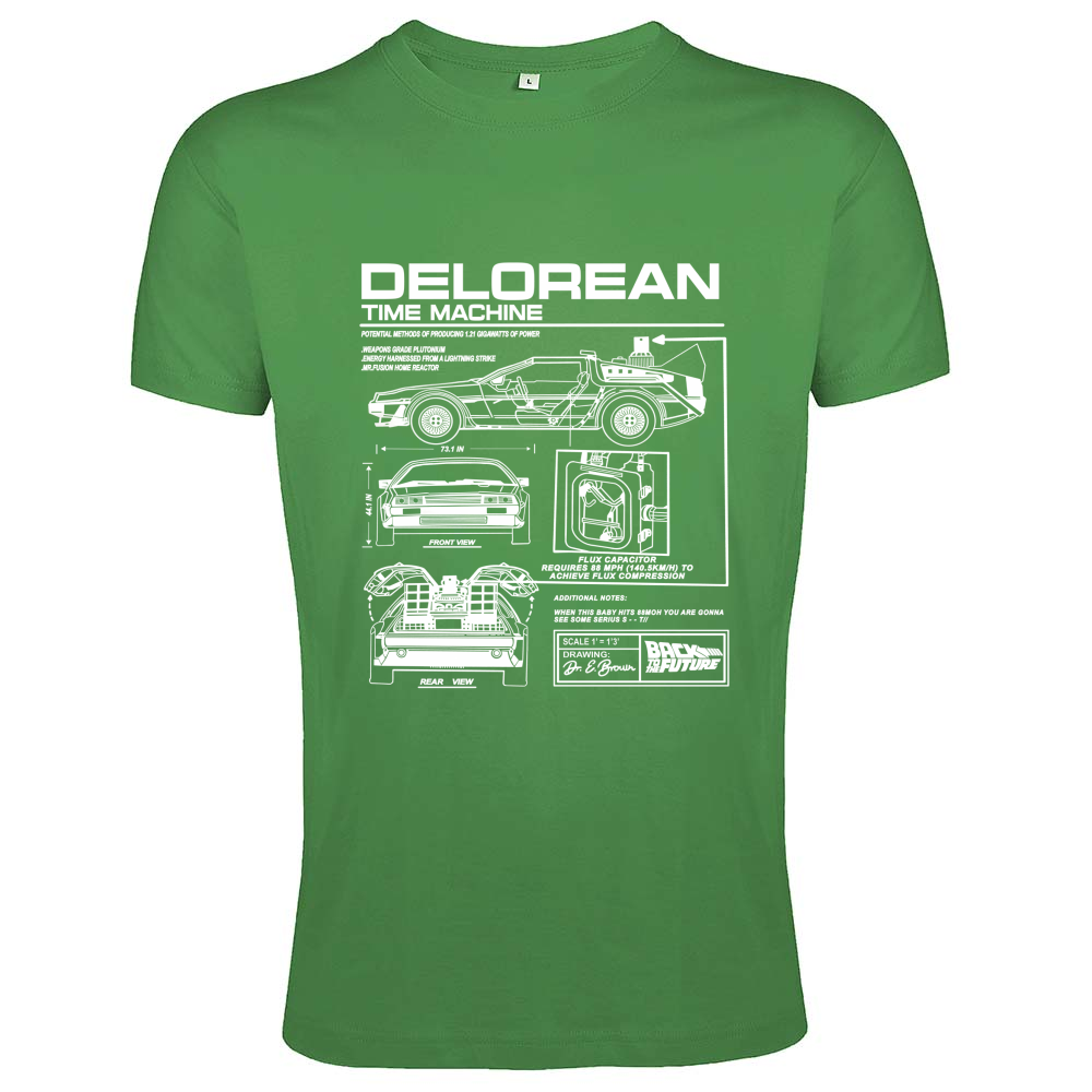T-Shirt Men Fit delorean1