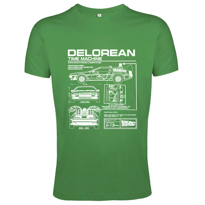 T-Shirt Men Fit delorean1