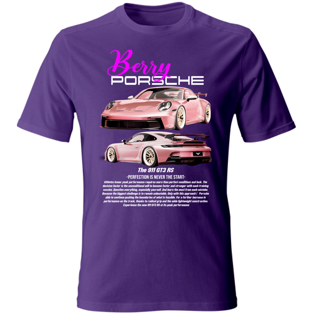 T-Shirt Unisex porsche berry