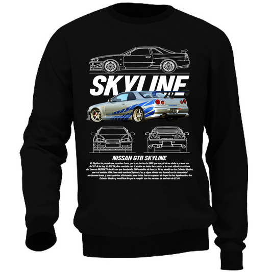 Felpa Unisex skyline gtr