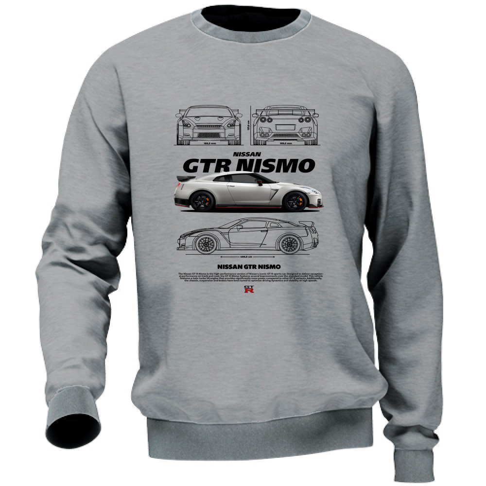 Felpa Unisex nissan gtr nismo black