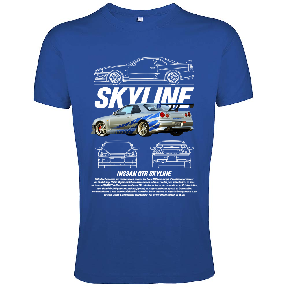 T-Shirt Men Fit skyline gtr