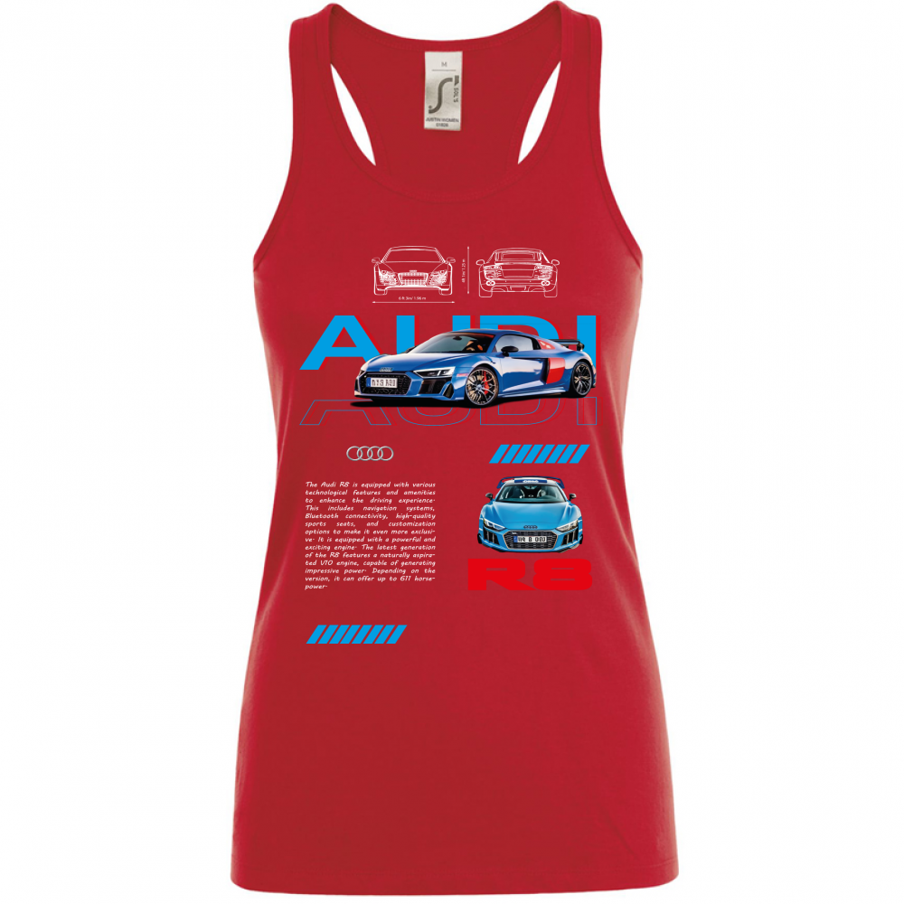 Canotta Donna audi r8