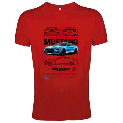 T-Shirt Men Fit mustang gt black