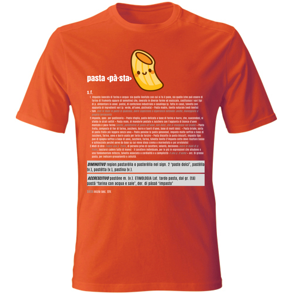 T-Shirt Unisex pasta white