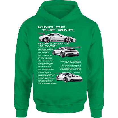 Felpa Bambino con Cappuccio porsche gt3-1