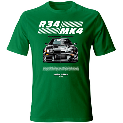T-Shirt Unisex r34-mk4 Supra white