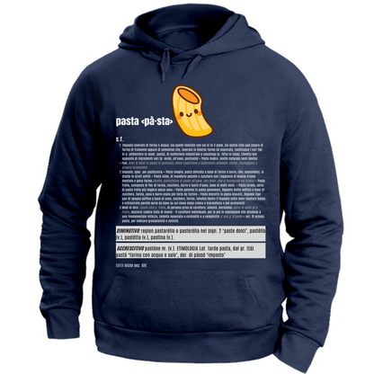 Felpa con Cappuccio Unisex Large pasta white