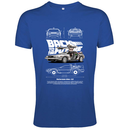 T-Shirt Men Fit delorean2