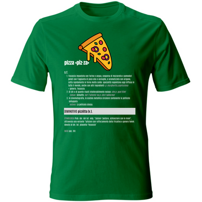 T-Shirt Unisex pizza white