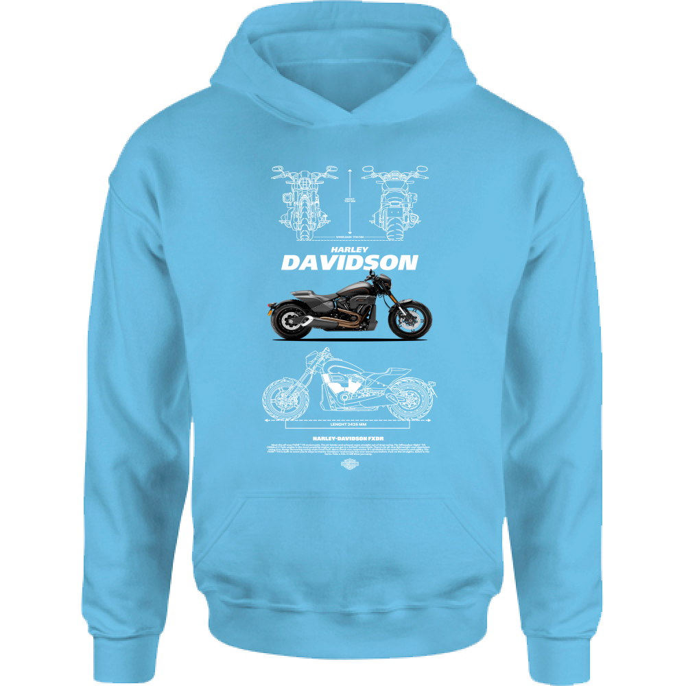 Felpa Bambino con Cappuccio harley davidson 1