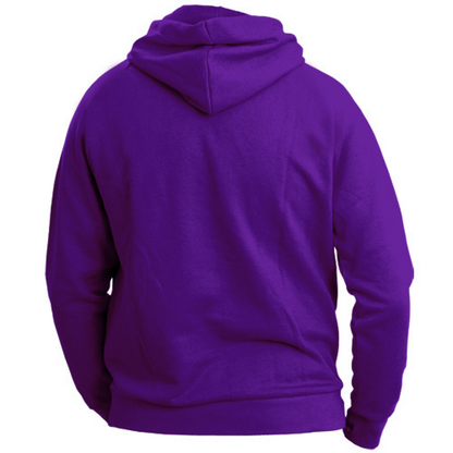 Felpa Unisex con Cappuccio run white-red