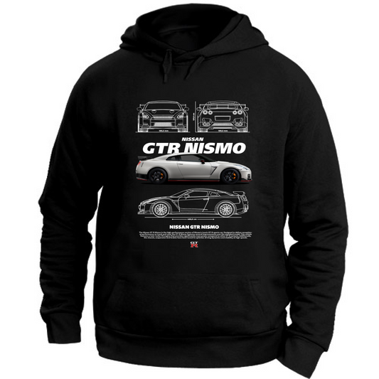 Felpa con Cappuccio Unisex Large gtr n1
