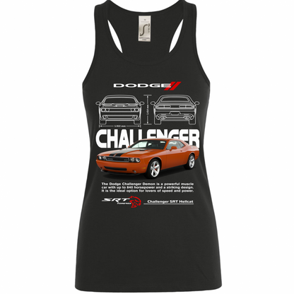 Canotta Donna challenger orange