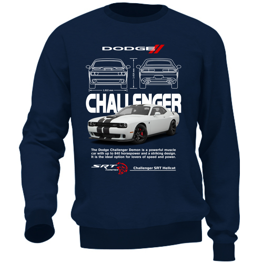 Felpa Unisex challenger white