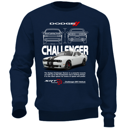 Felpa Unisex challenger white