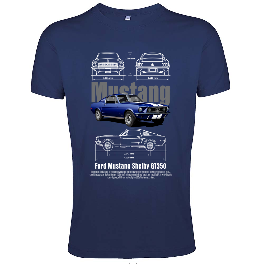 T-Shirt Men Fit mustang 2