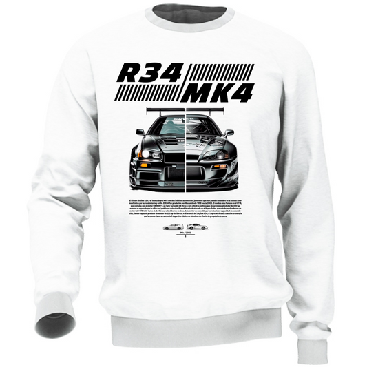 Felpa Unisex r34-mk4 Supra