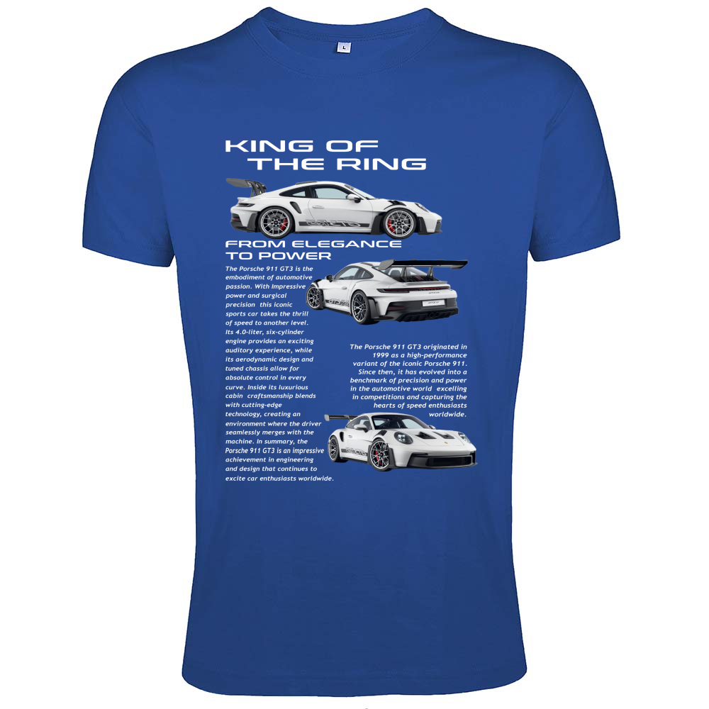 T-Shirt Men Fit porsche gt3-1