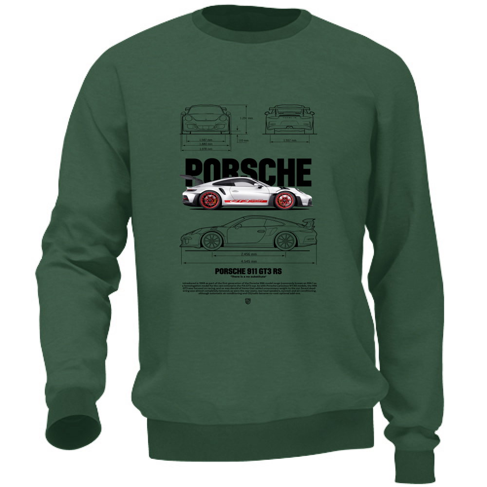 Felpa Unisex porsche gt black1