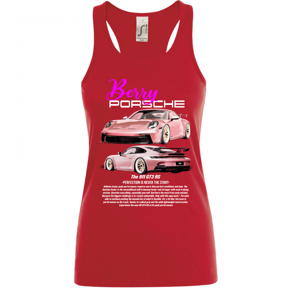 Canotta Donna porsche berry