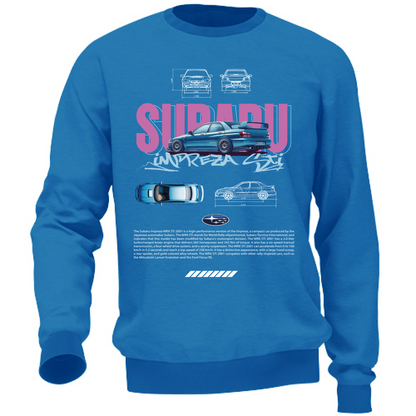 Felpa Unisex subaru impreza sti