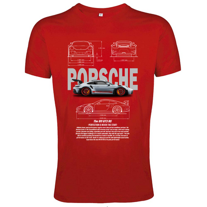 T-Shirt Men Fit porsche gt3-2