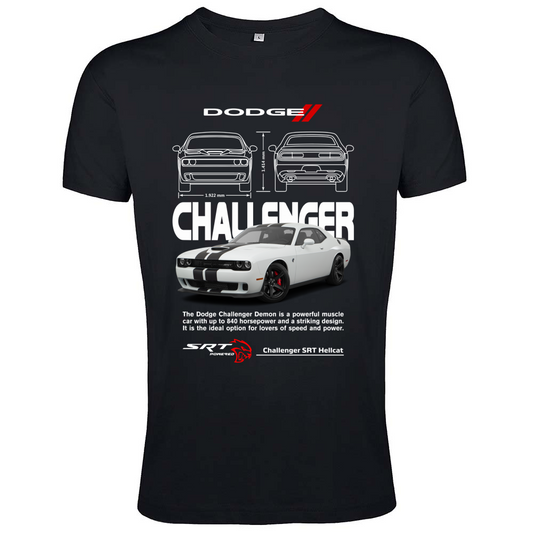 T-Shirt Men Fit challenger white