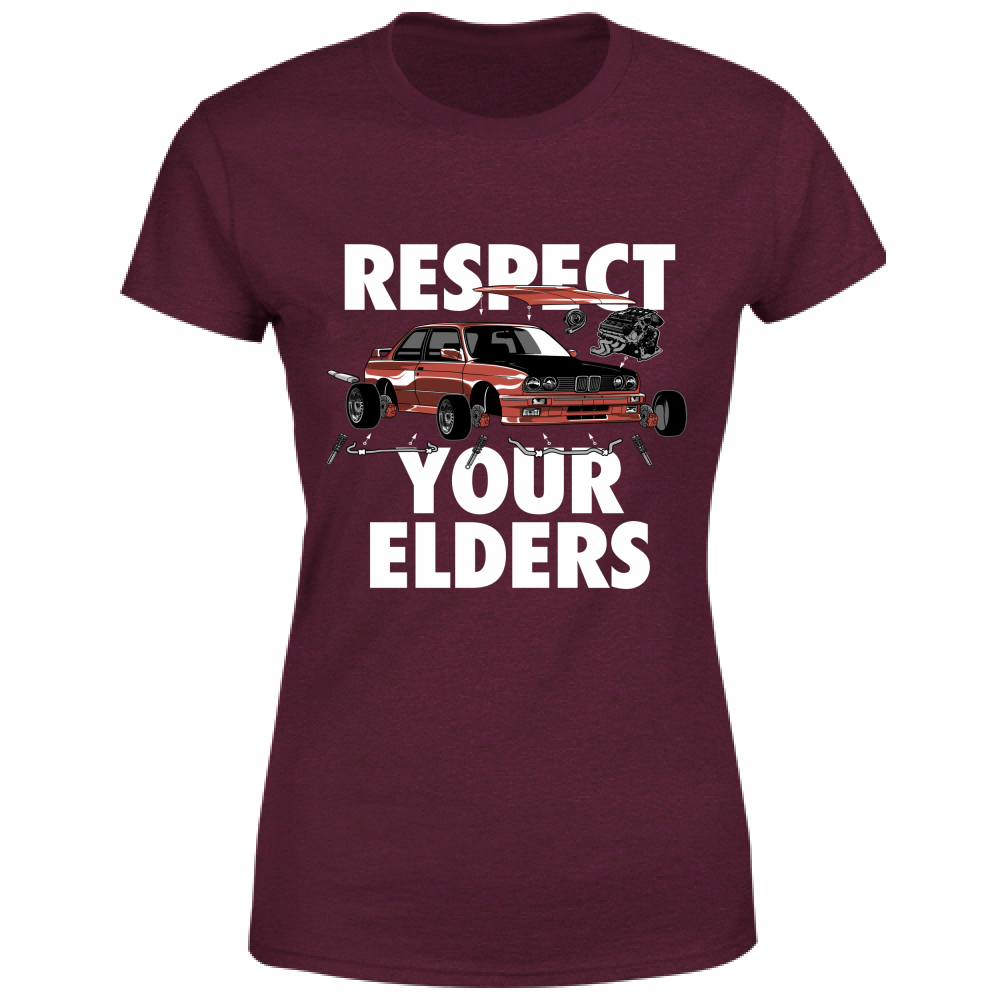 T-Shirt Donna cars design 2