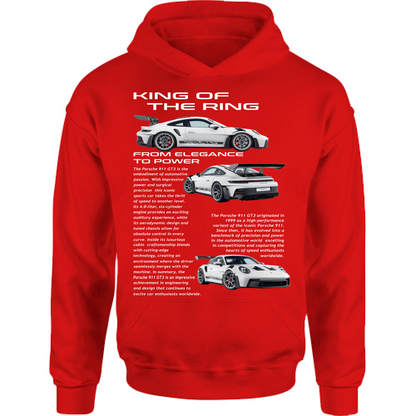 Felpa Bambino con Cappuccio porsche gt3-1