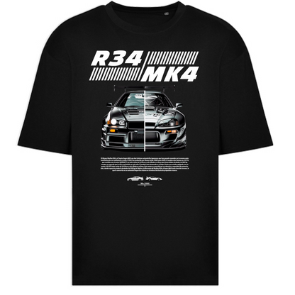 T-Shirt Oversize r34-mk4 Supra white