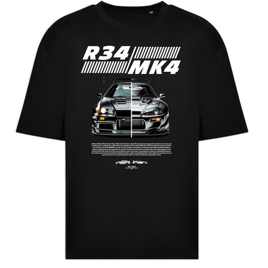 T-Shirt Oversize r34-mk4 Supra white