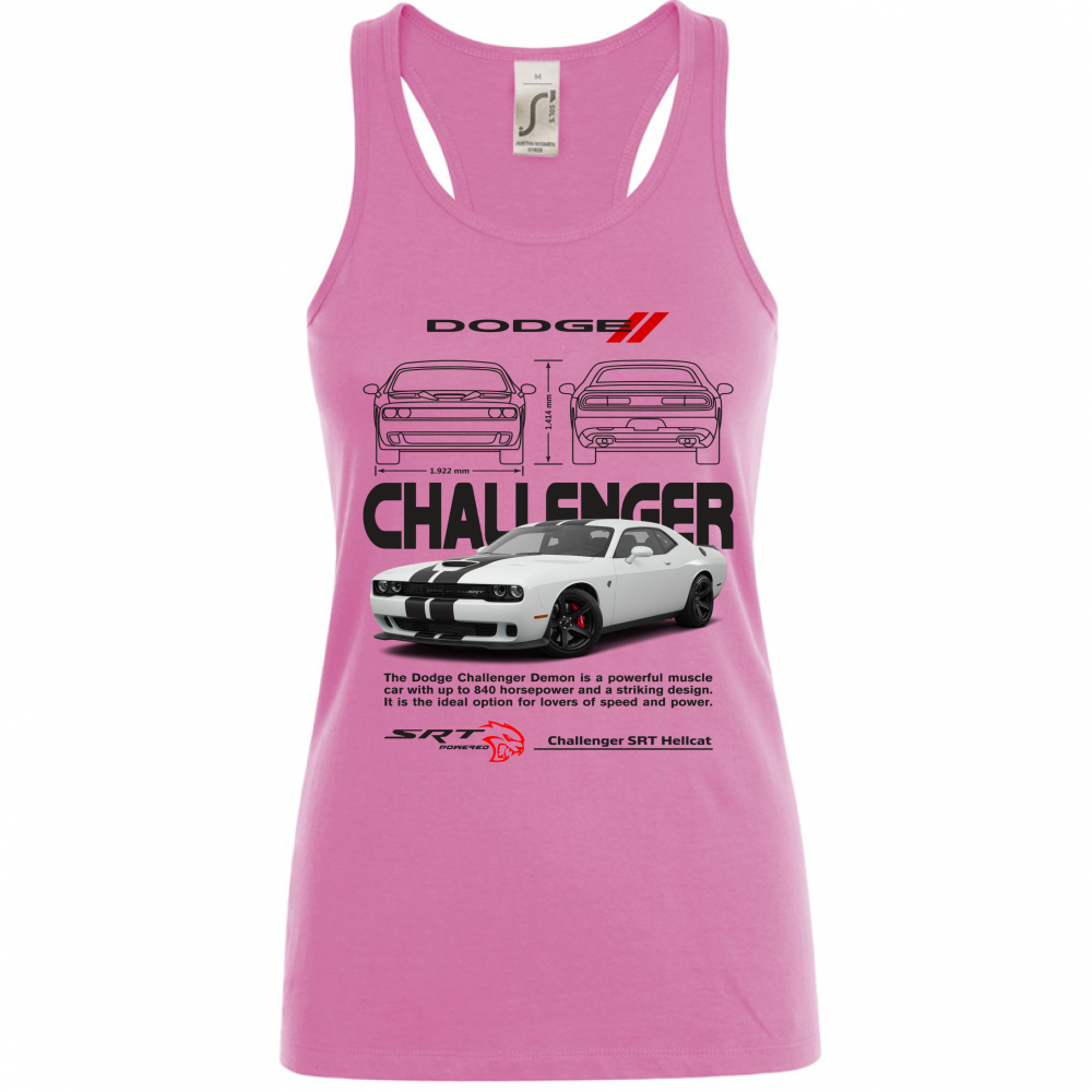 Canotta Donna challenger black