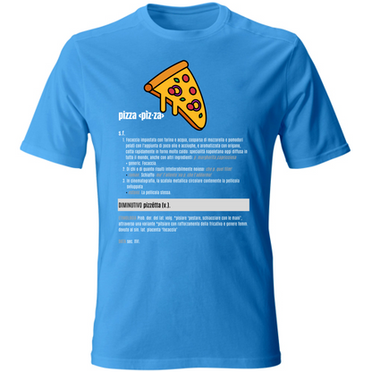 T-Shirt Unisex pizza white