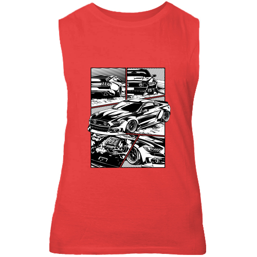 Canotta Unisex mustang des