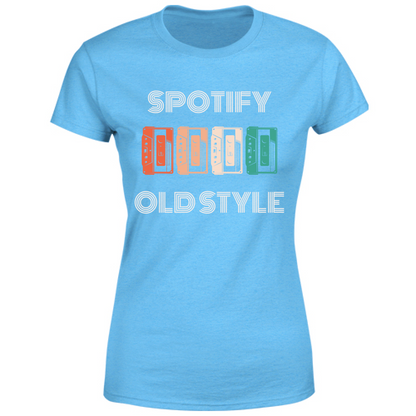 T-Shirt Donna spotify old style