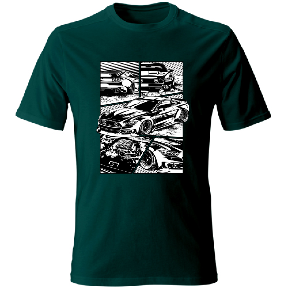 T-Shirt Unisex mustang des