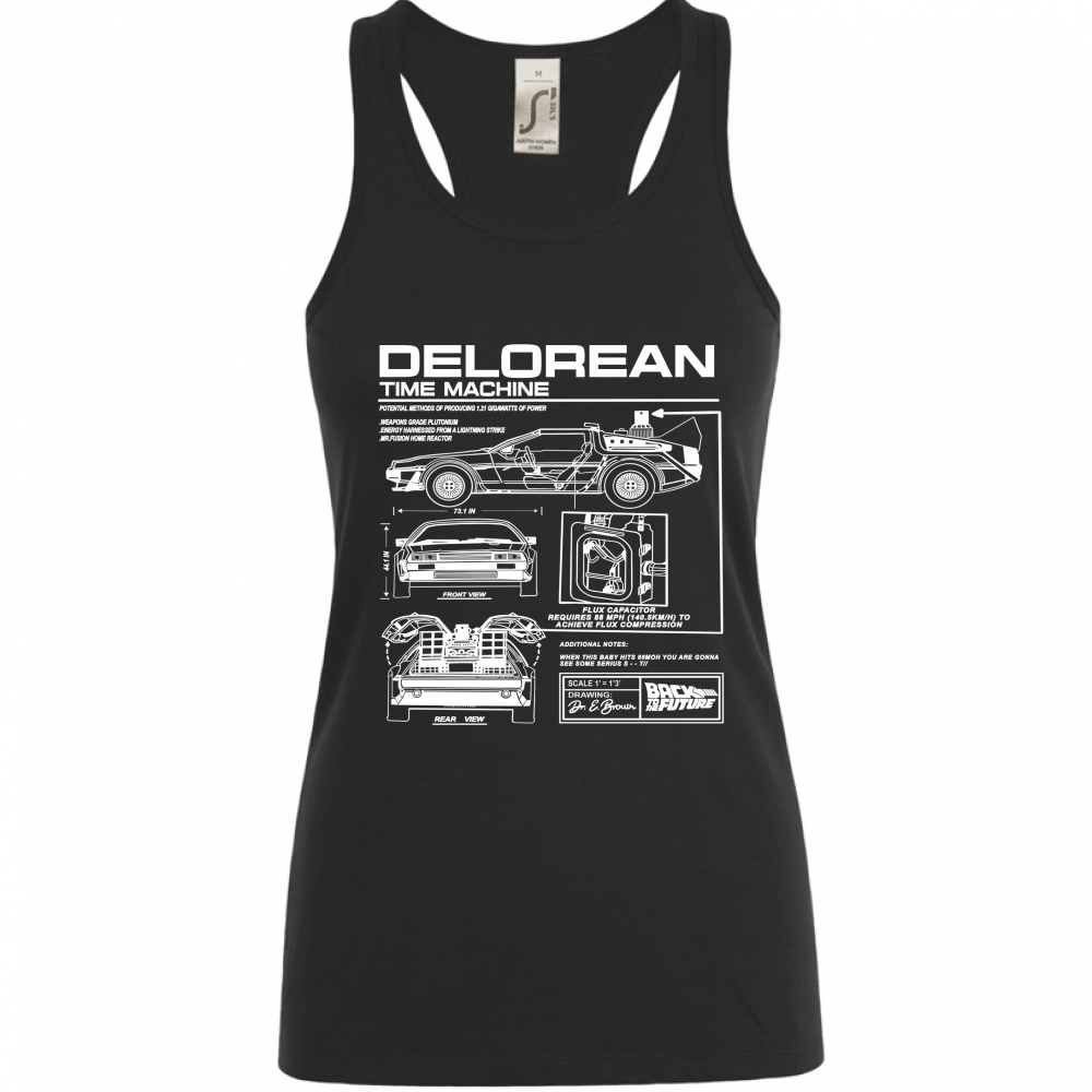 Canotta Donna delorean1