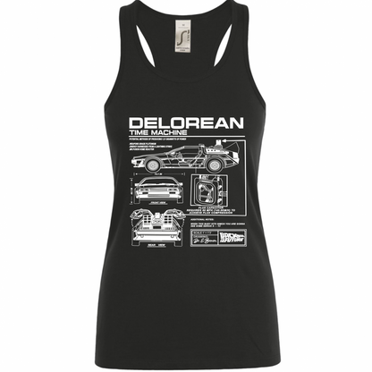 Canotta Donna delorean1