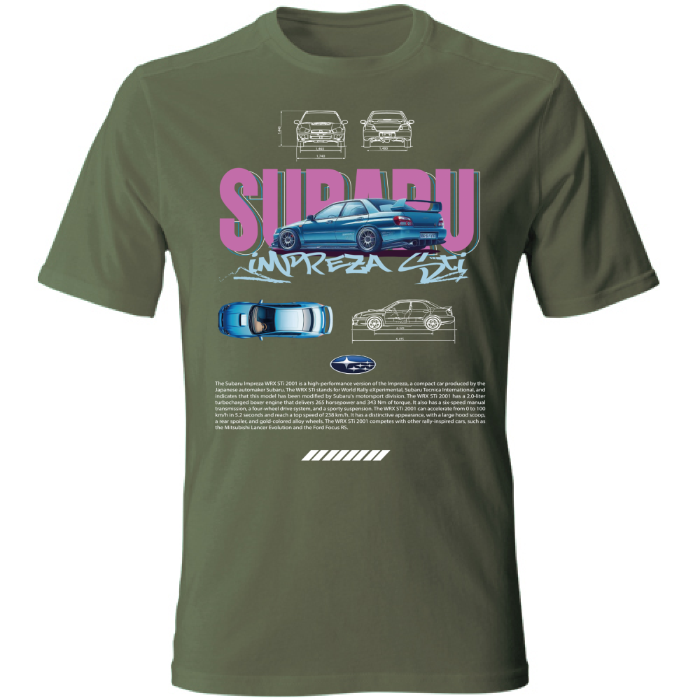 T-Shirt Unisex subaru impreza sti