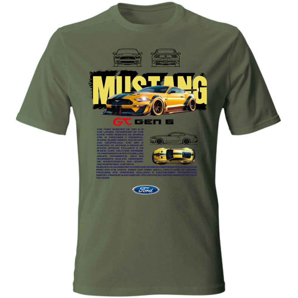 T-Shirt Unisex mustang gt gen
