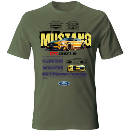 T-Shirt Unisex mustang gt gen