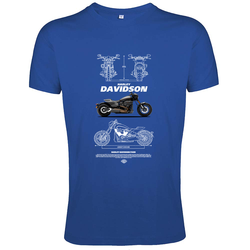 T-Shirt Men Fit harley davidson 1