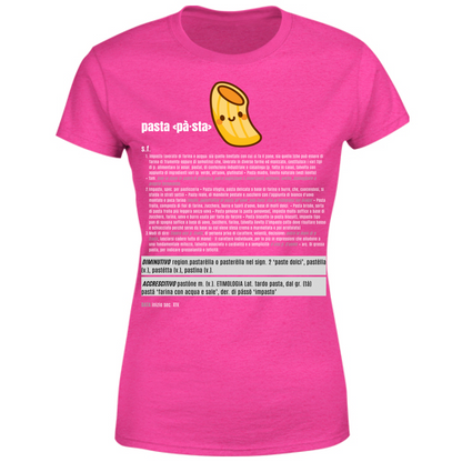 T-Shirt Donna pasta white
