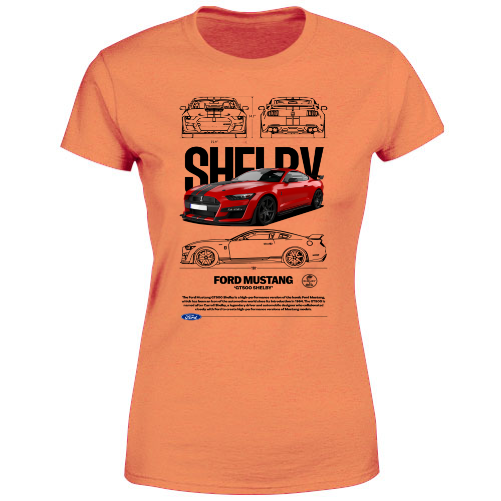 T-Shirt Donna mustang shelby