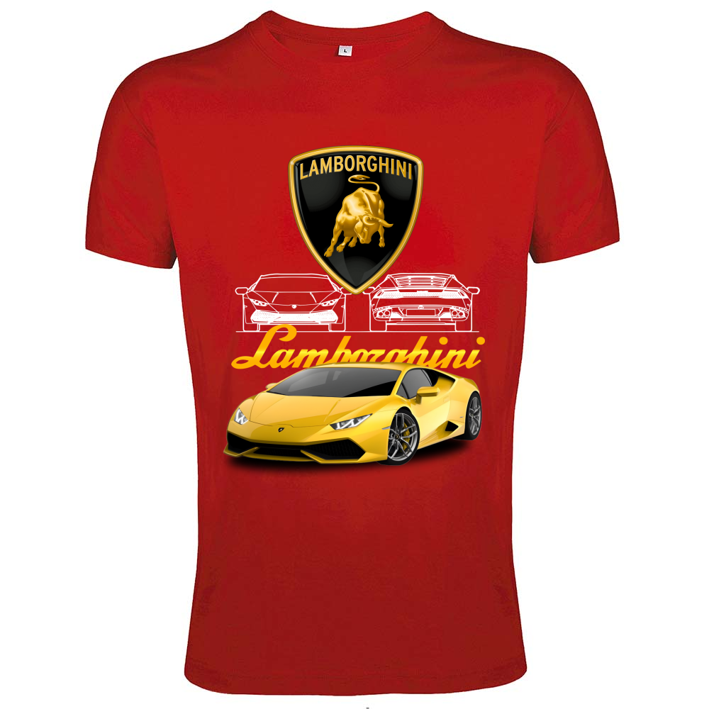 T-Shirt Men Fit lambo huracan1
