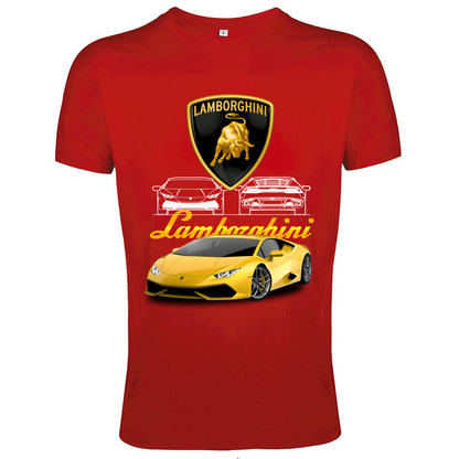 T-Shirt Men Fit lambo huracan1