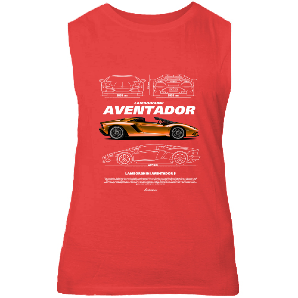 Canotta Unisex lambo aventador1